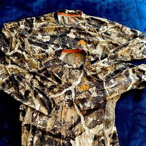 First Lite Men’s Wick LS Crew - Cipher Camo Pattern - Medium